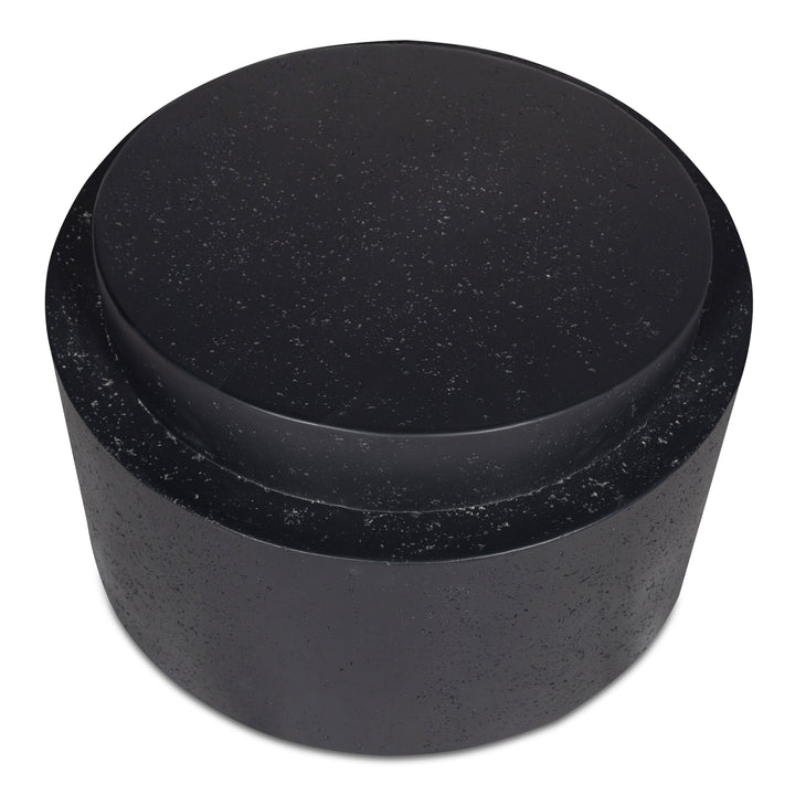 Nature's Table: Concrete-Stone Fusion Outdoor Accent Piece