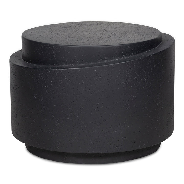 Nature's Table: Concrete-Stone Fusion Outdoor Accent Piece