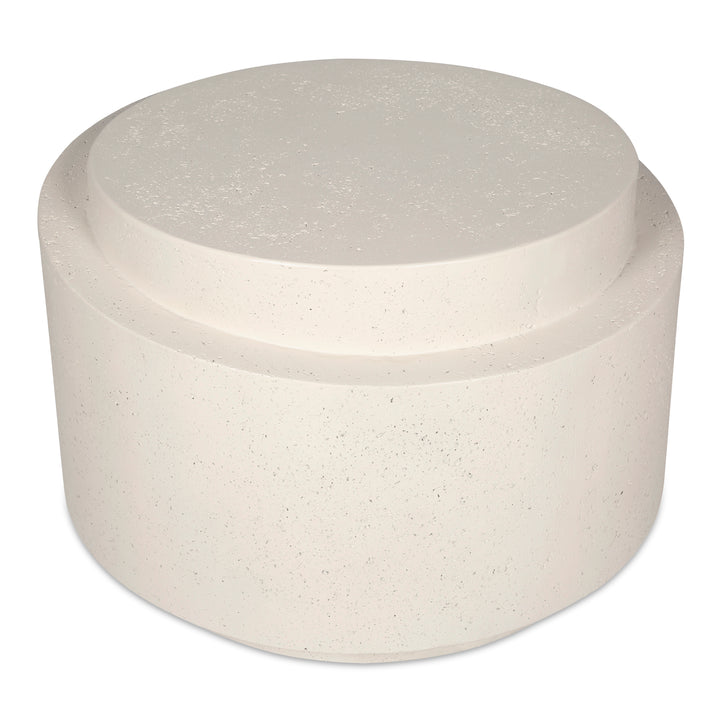 Nature's Table: Concrete-Stone Fusion Outdoor Accent Piece