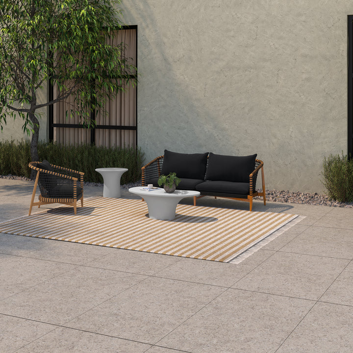 Modern Balance Glass-Fiber Reinforced Concrete Coffee Table