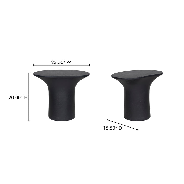 Modern Freeform Glass-topped Outdoor Table