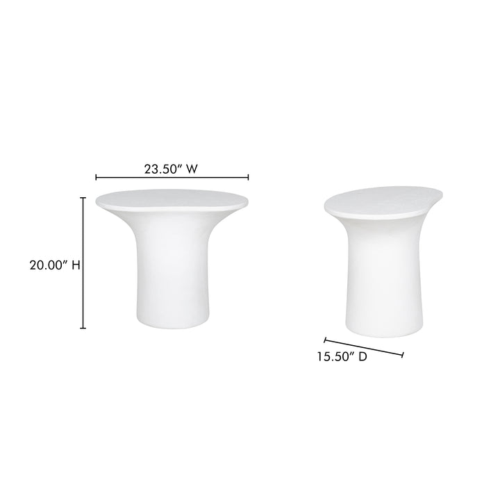Modern Freeform Glass-topped Outdoor Table