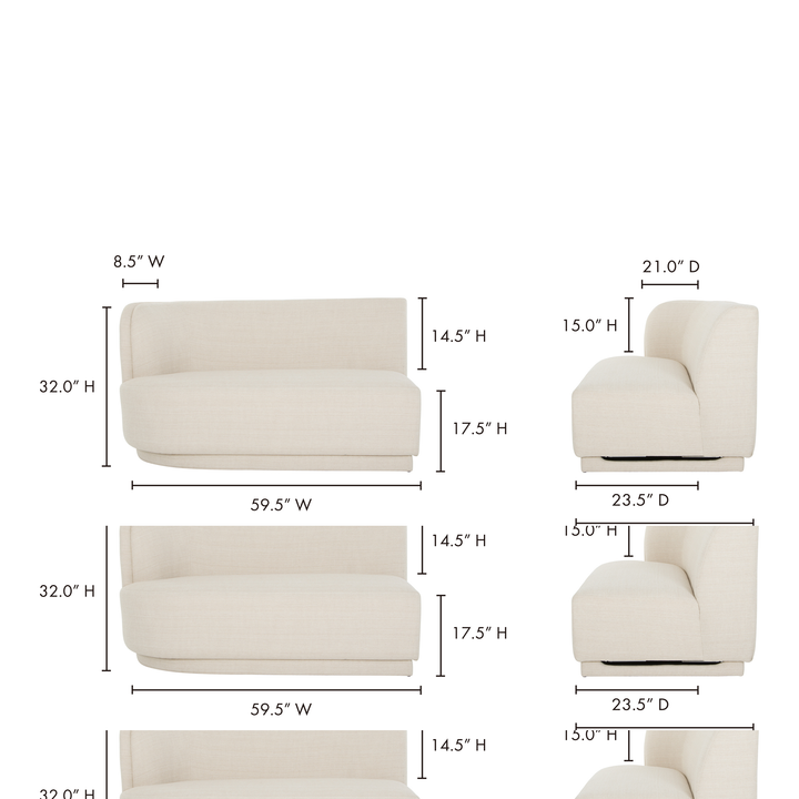 CloudNest 2-Seater Lounger: A Space-Savvy Modular Seating Solution