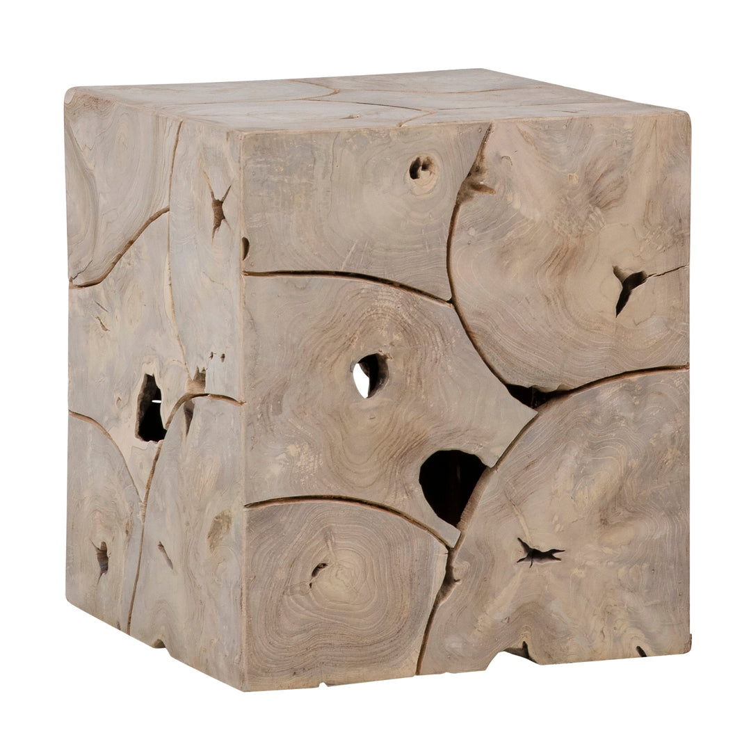 Nature's Craft Natural Teak Side Table