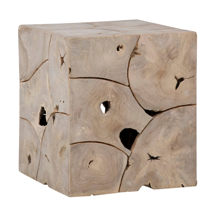 Nature's Craft Natural Teak Side Table