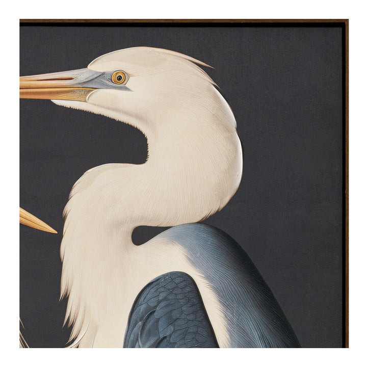 Timeless Artistry: Elegant Crane Duo Canvas