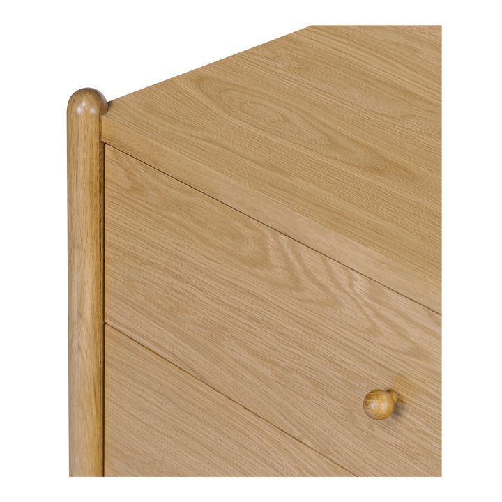 Whimsical Legged Night Stand with 3 Drawers