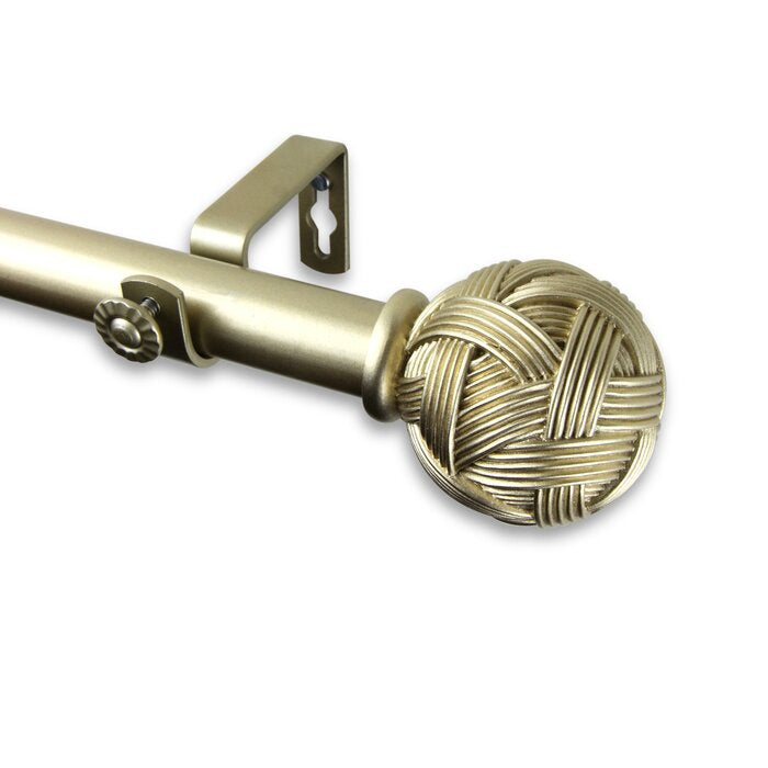 Jerrie Single Curtain Rod-240"