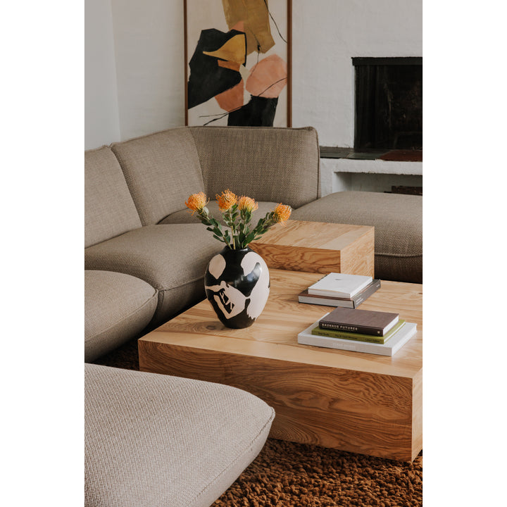 Midcentury Modular Speckled Lounge Chair