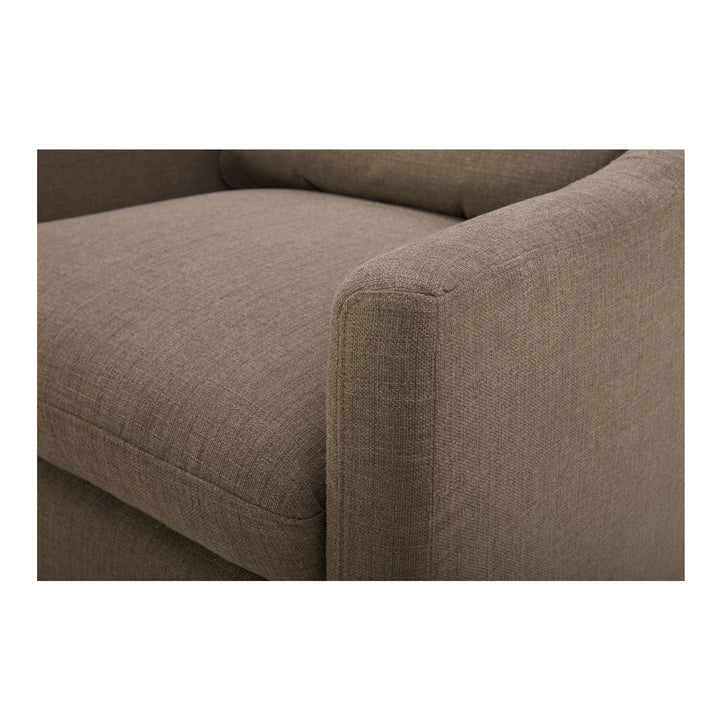 Linden swivel beige chair