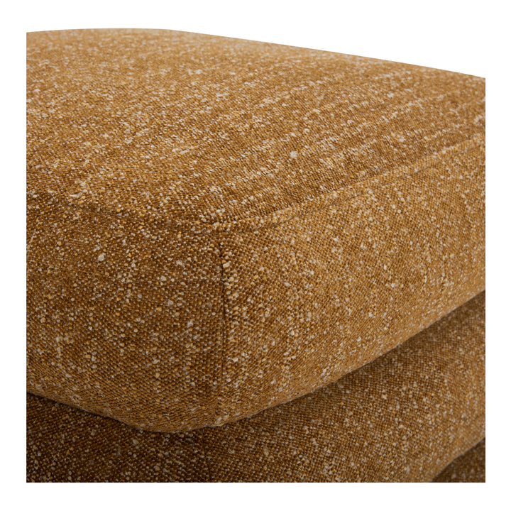 Retro-Chic Layered Stool - Textured Fabric