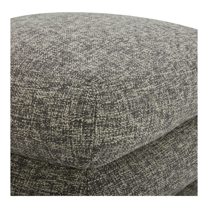 Retro-Chic Layered Stool - Textured Fabric