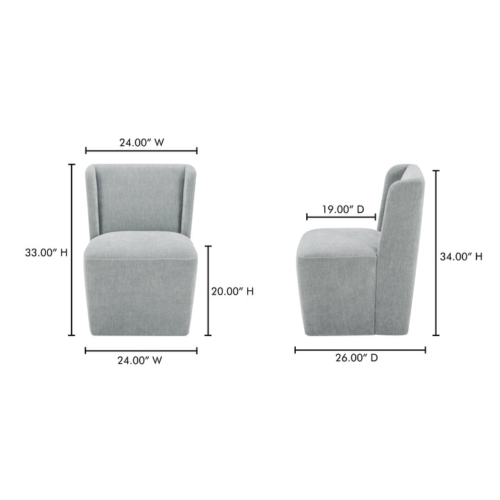 GlideComfort Swivel Dining Chair