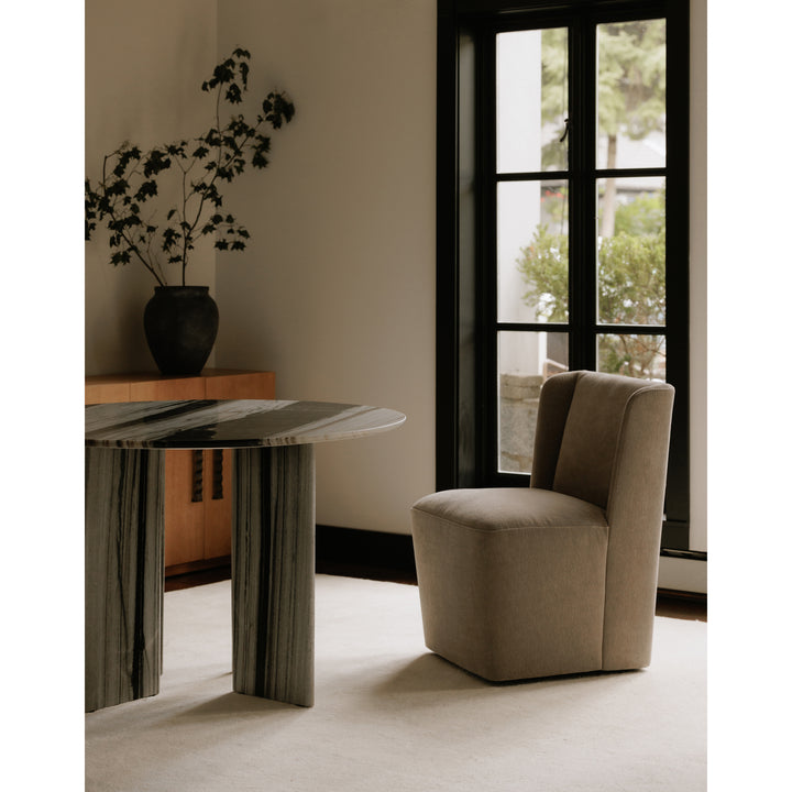 GlideComfort Swivel Dining Chair