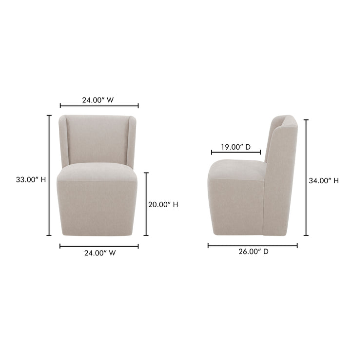 GlideComfort Swivel Dining Chair