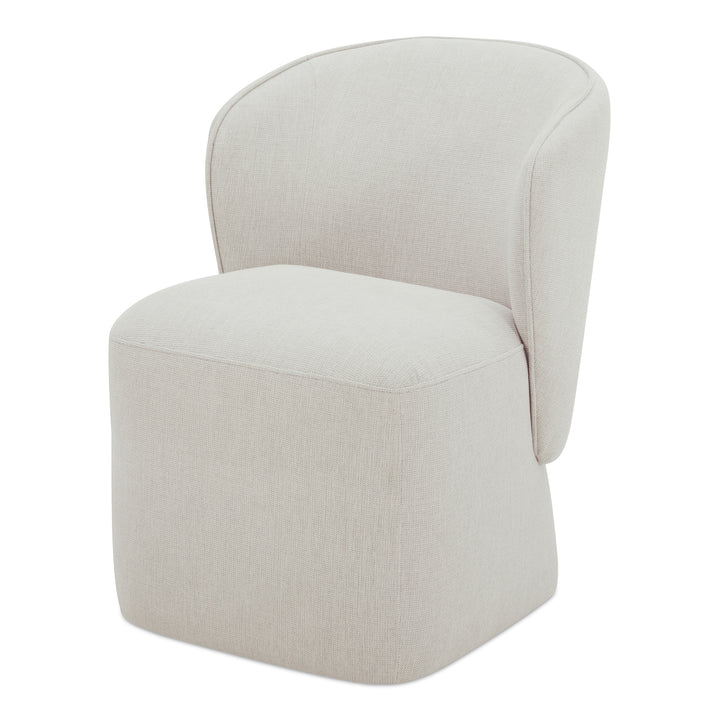 Sleek Swivel Dining Chair with Stain-Resistant Upholstery