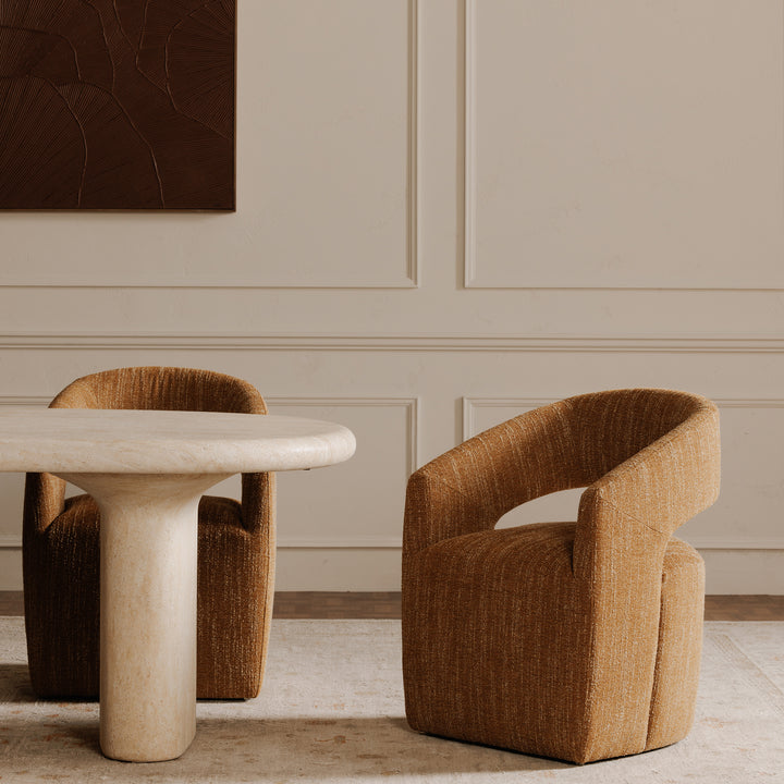 Swiveling Contemporary Dining Stool - Comfort at Your Table