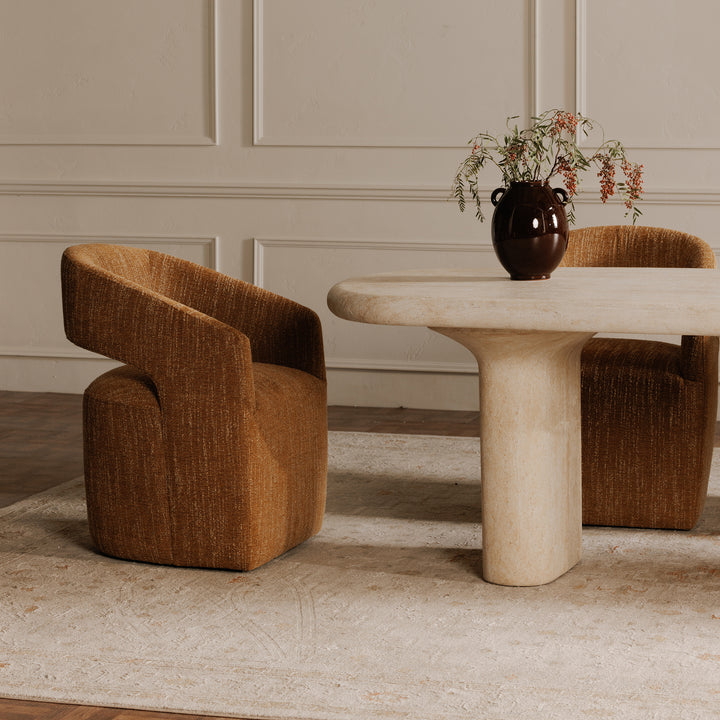 Swiveling Contemporary Dining Stool - Comfort at Your Table