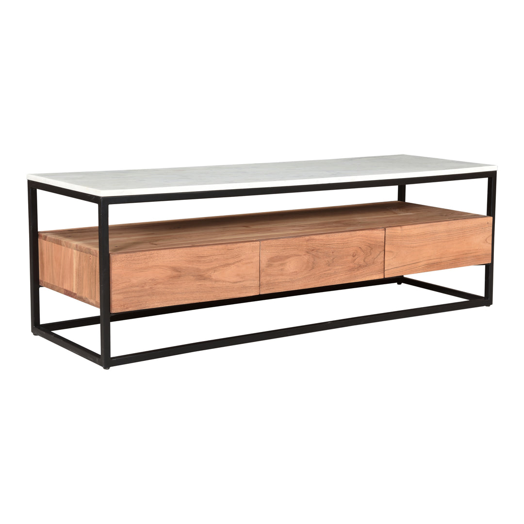 Elegant Mixed Material Storage Unit