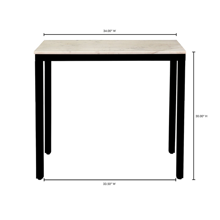 Elegant Compact Marble Workspace