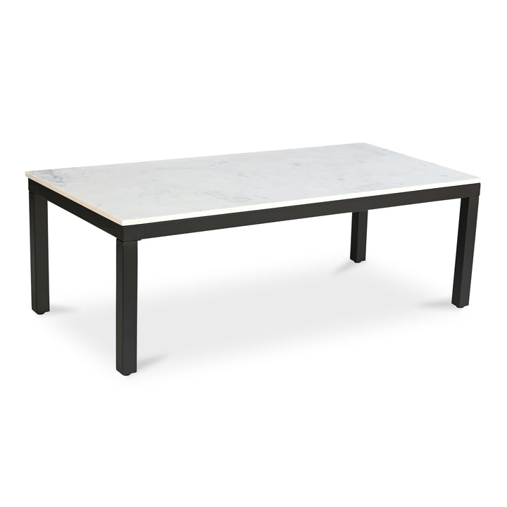 Modern Marble & Iron Side Table