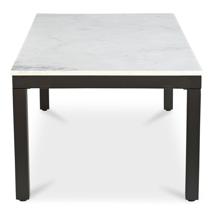 Modern Marble & Iron Side Table
