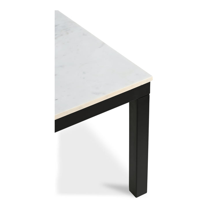 Modern Marble & Iron Side Table