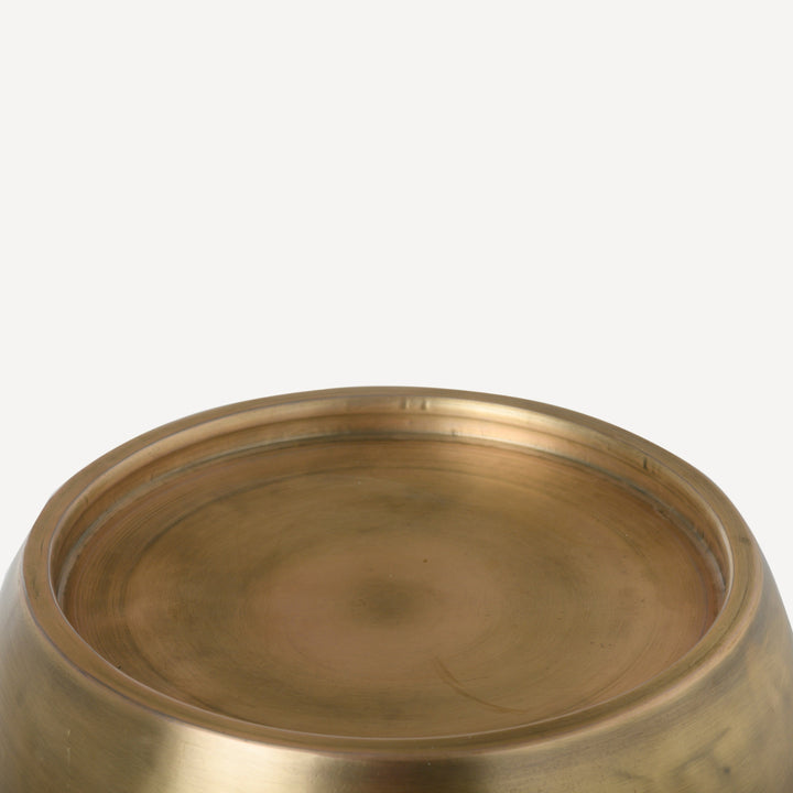 Vintage Rustic Revival Round Metal Table