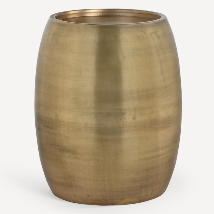 Vintage Rustic Revival Round Metal Table