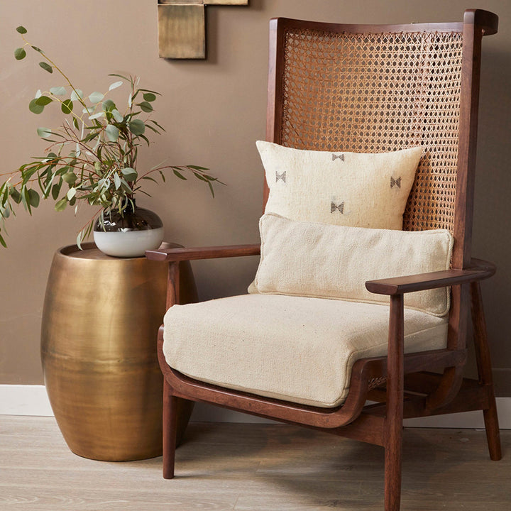 Vintage Rustic Revival Round Metal Table