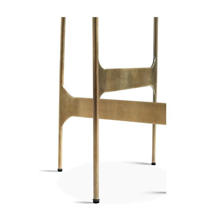 Galactic Crossing Solid Wood Accent Table