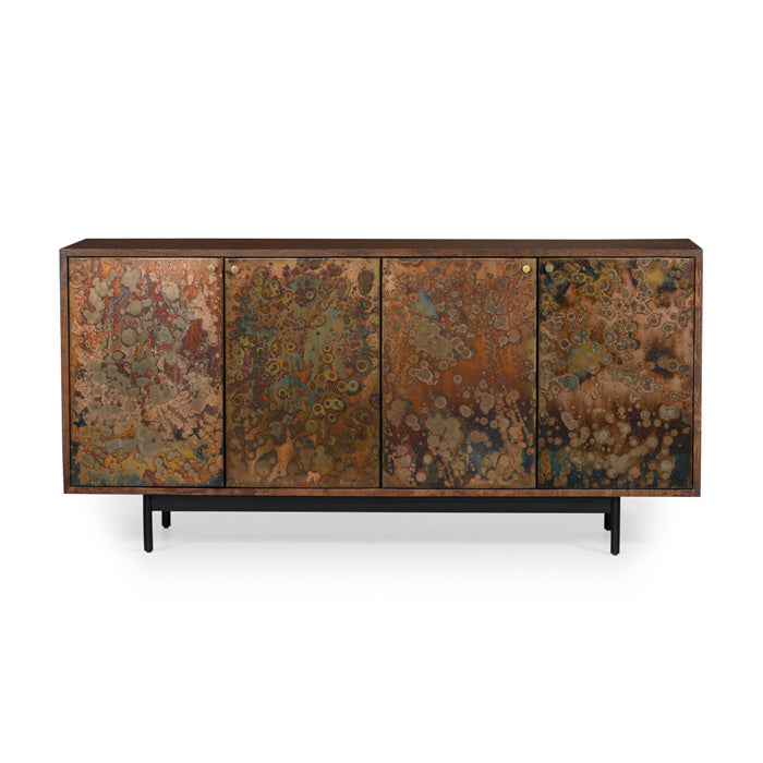 Reclaimed Chic Reactive Metal Sideboard