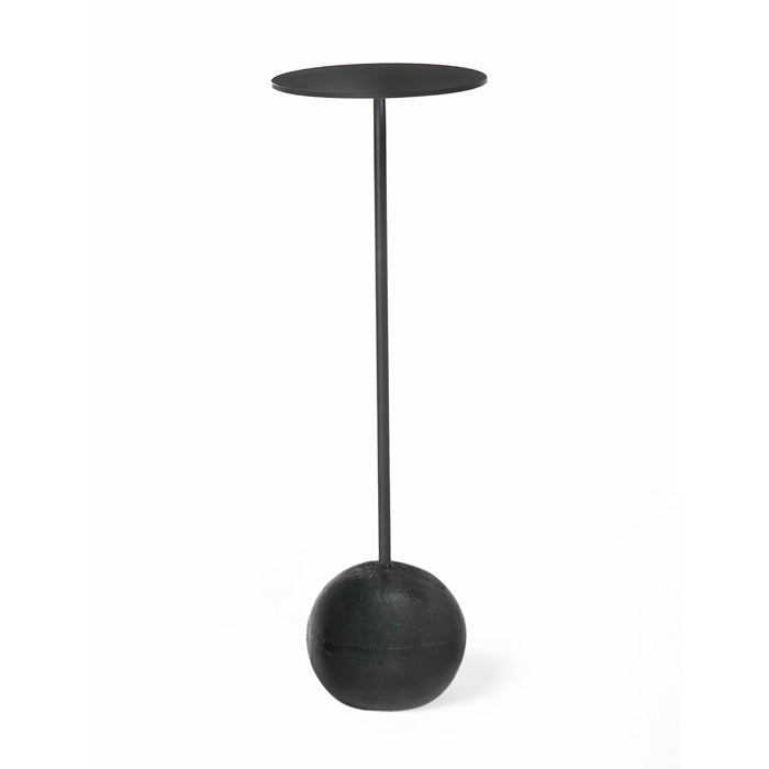 Sculpted Sandblast Steel Mini Bar Table