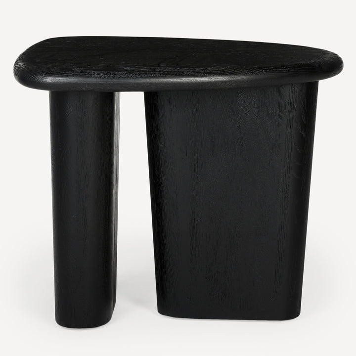 EcoModern Wire-Brushed Oak Side Table