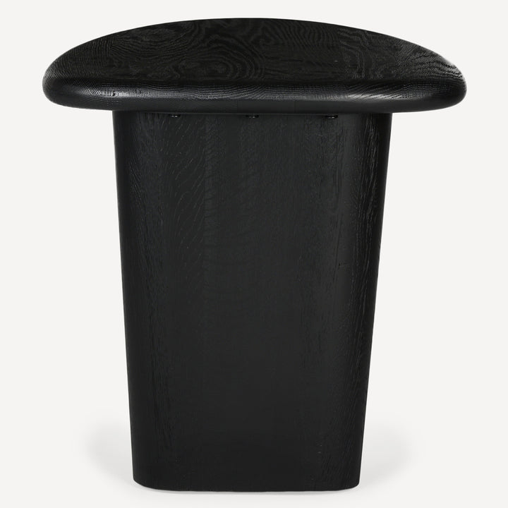 EcoModern Wire-Brushed Oak Side Table