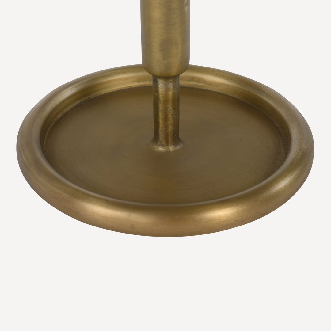 Marble Mixer Mini Bar Table - Brass