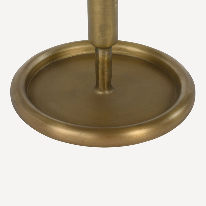 Marble Mixer Mini Bar Table - Brass