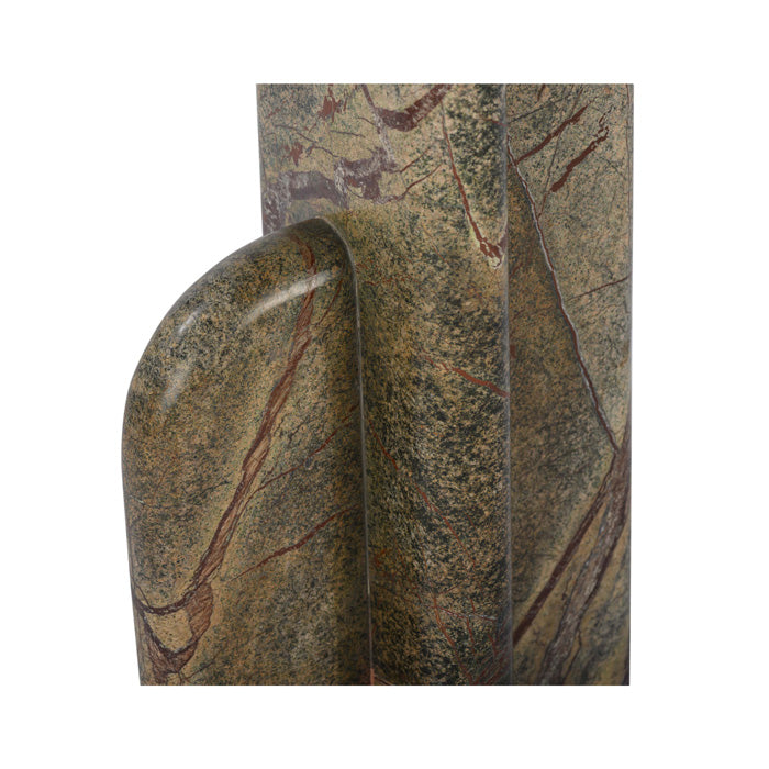 Stone Sculpture Cocktail Table - Emerald Green