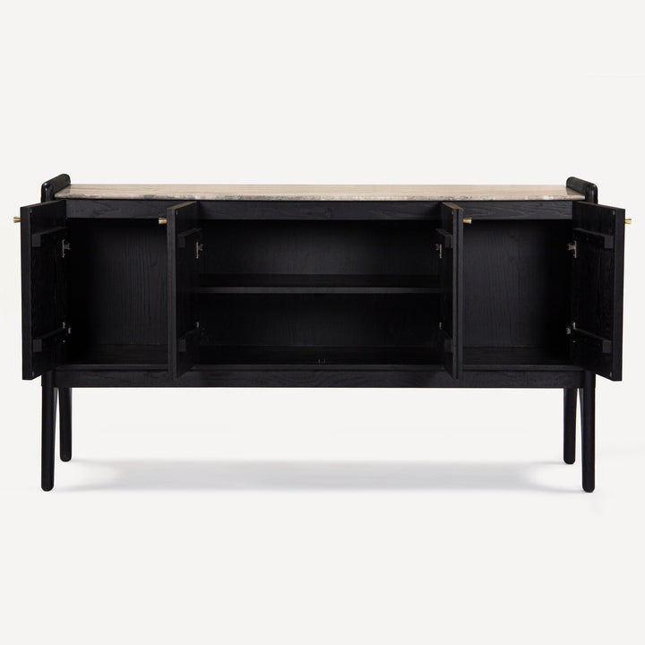 Arched Stone Symphony Sideboard - Charcoal