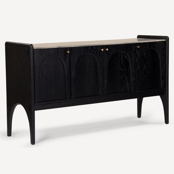Arched Stone Symphony Sideboard - Charcoal