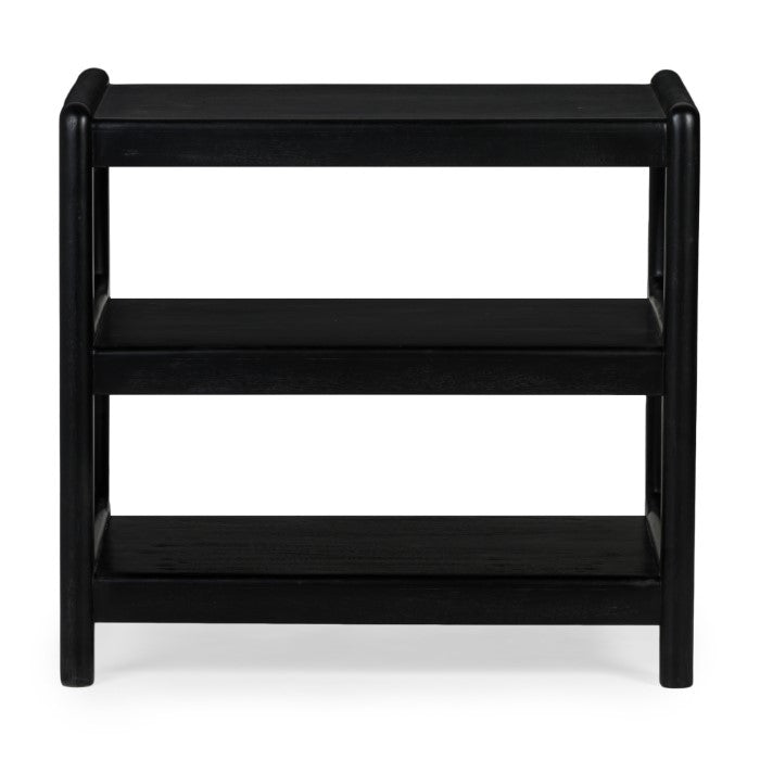 Modern Charcoal Plantation Hardwood Side Storage Unit