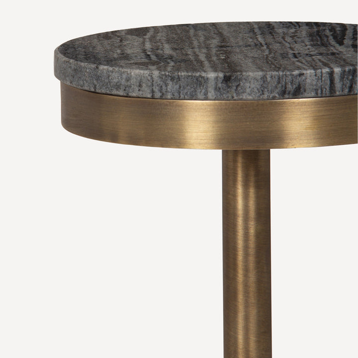 Autumn Forest Modern Marble Drink Table