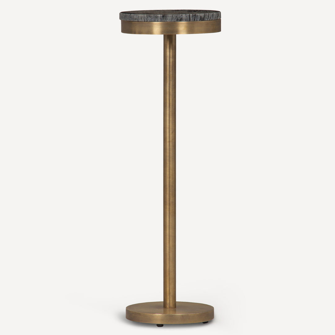 Autumn Forest Modern Marble Drink Table