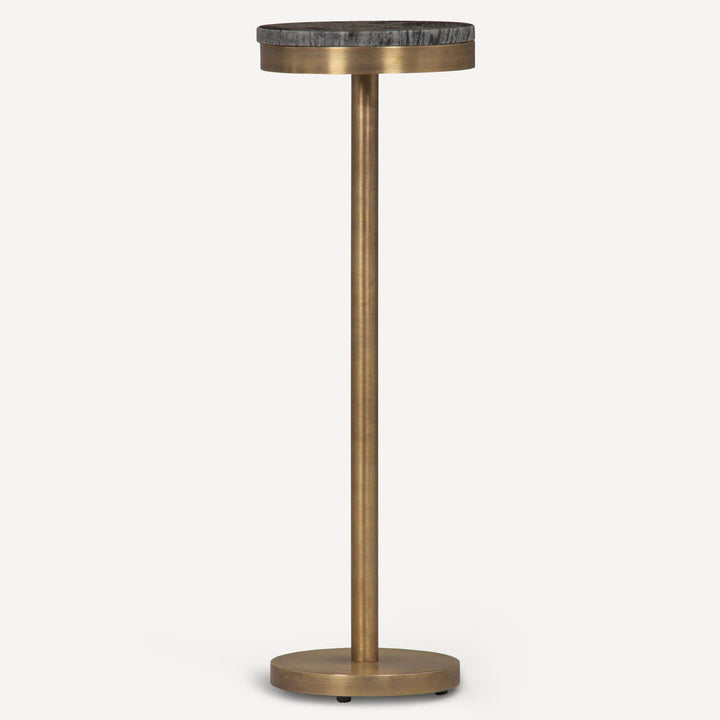 Autumn Forest Modern Marble Drink Table