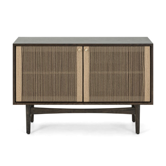 Modern Vintage Oak Panel Cabinet