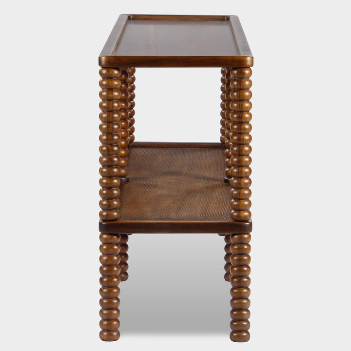Whirlwind Solid Wood Display & Storage Console