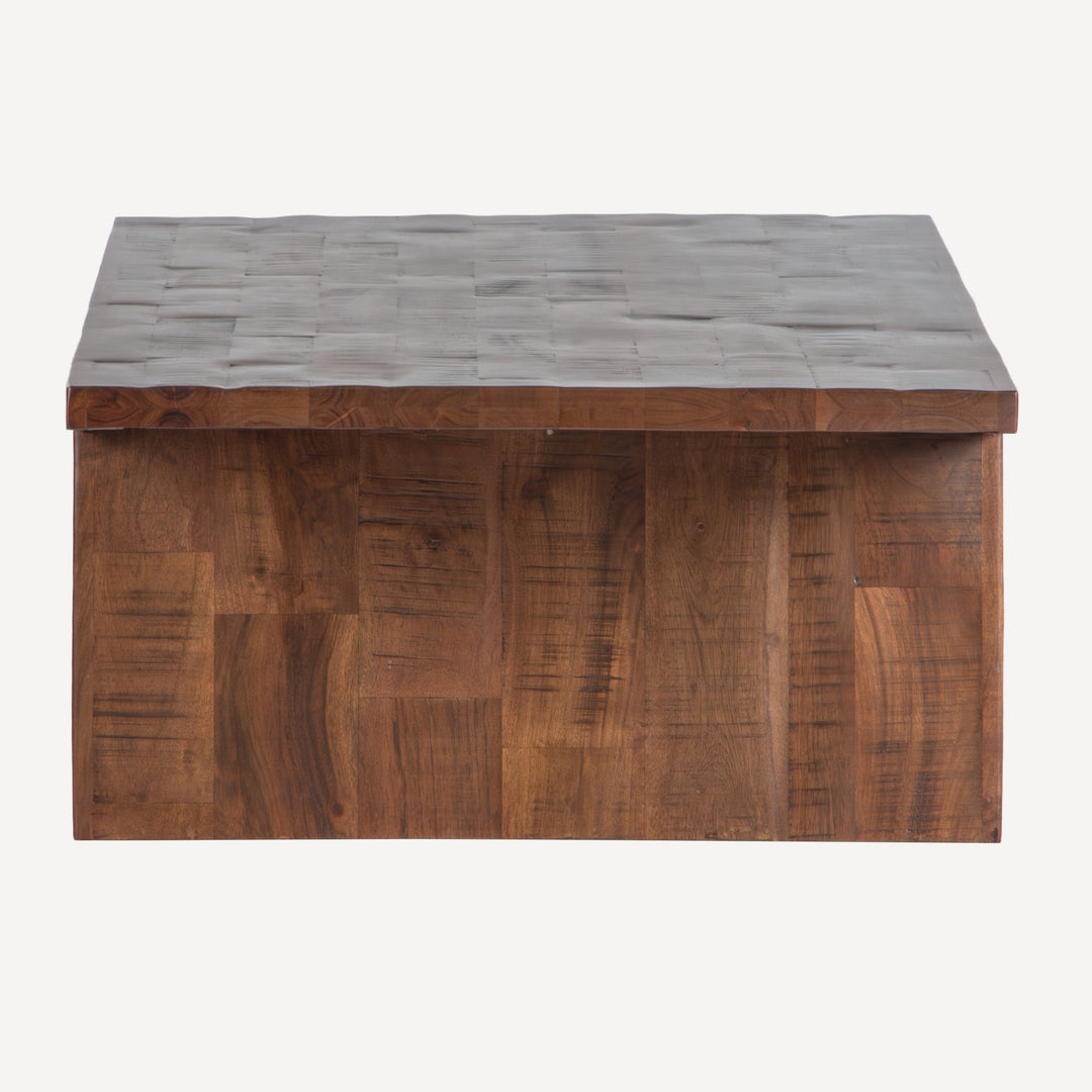 Industrial Chic Solid Laminate Angular Coffee Table