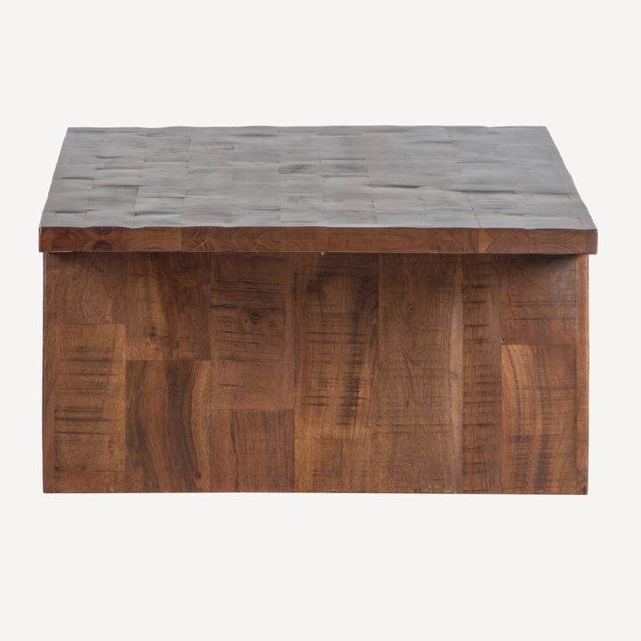 Industrial Chic Solid Laminate Angular Coffee Table