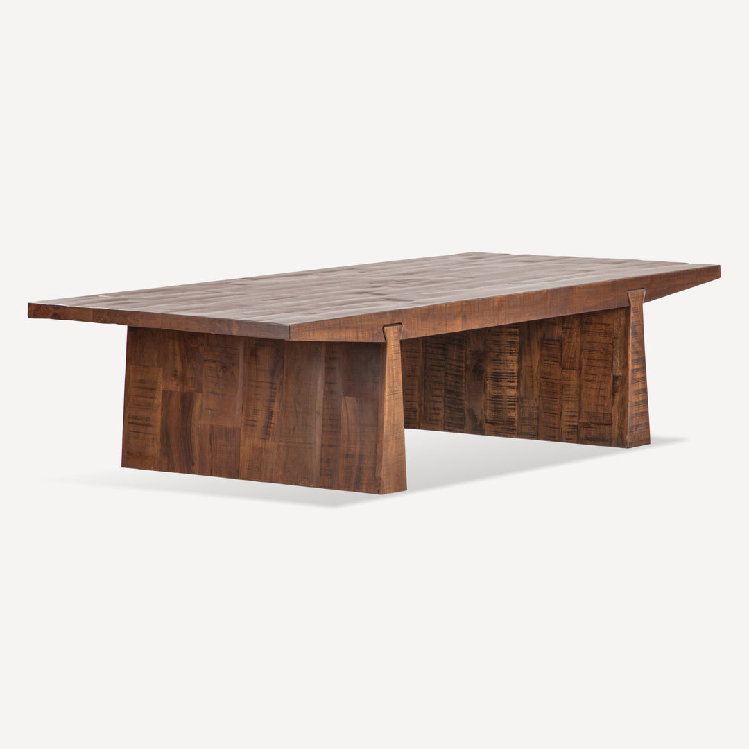 Industrial Chic Solid Laminate Angular Coffee Table