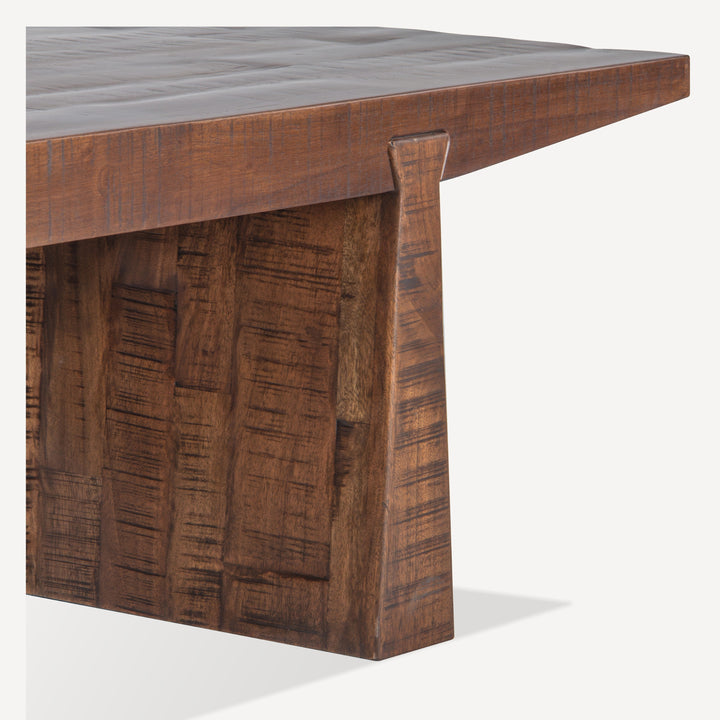 Industrial Chic Solid Laminate Angular Coffee Table